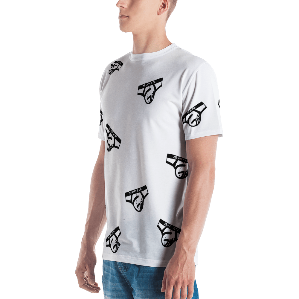 White Black Collage T-Shirt