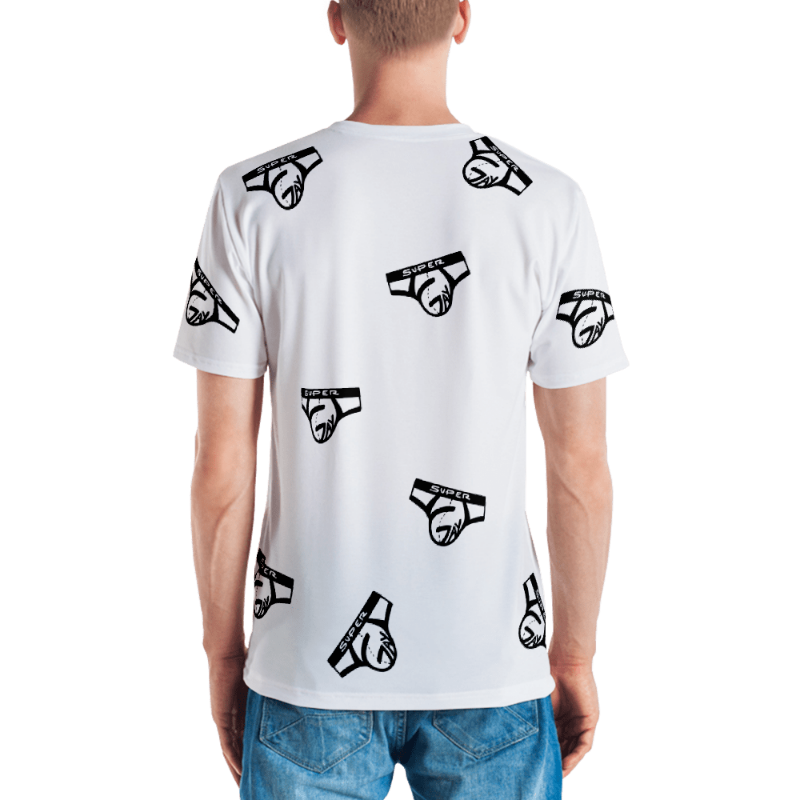 White Black Collage T-Shirt