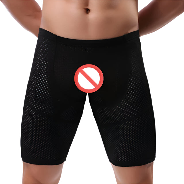 Black Spandex Gym Wear Front Shot