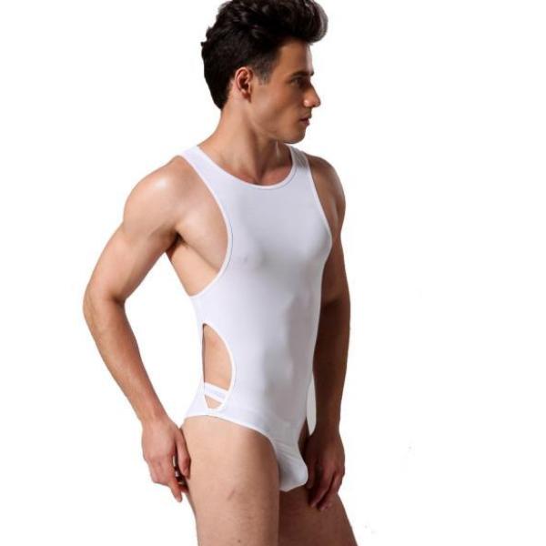 Super Gay Underwear for men The Harper Sexy Singlet Onesie made with Nylon