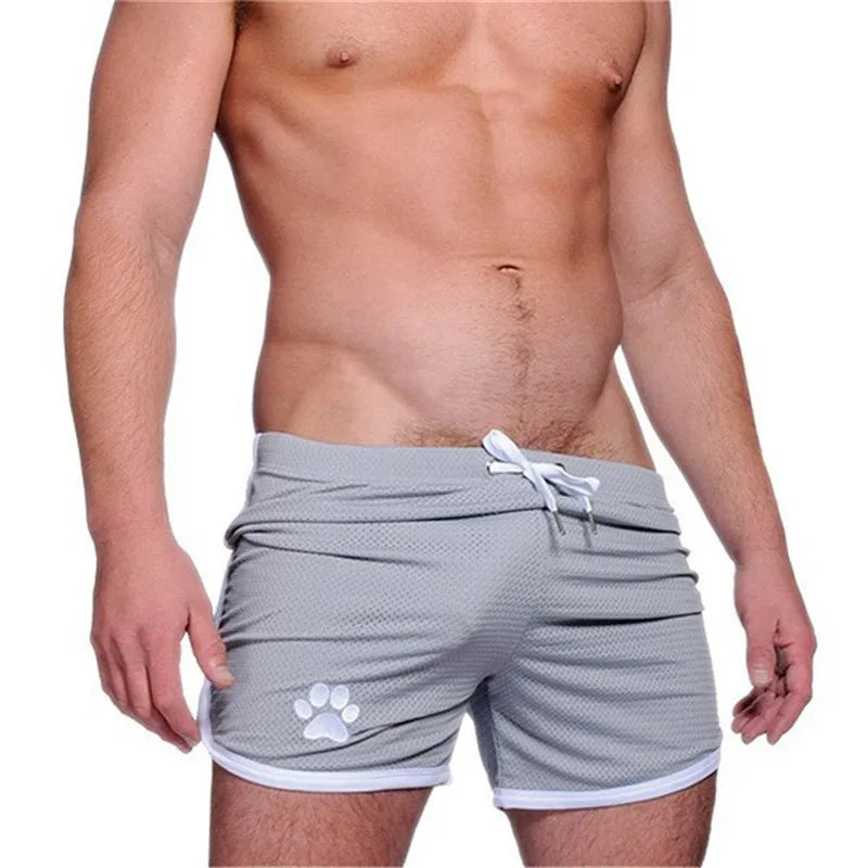 Man Open Crotch Sexy Shorts Board Gay Breathable Crotchless Pant Run Sport Quick-dry Fitness Soft Sweatpants Gym for Outdoor Sex