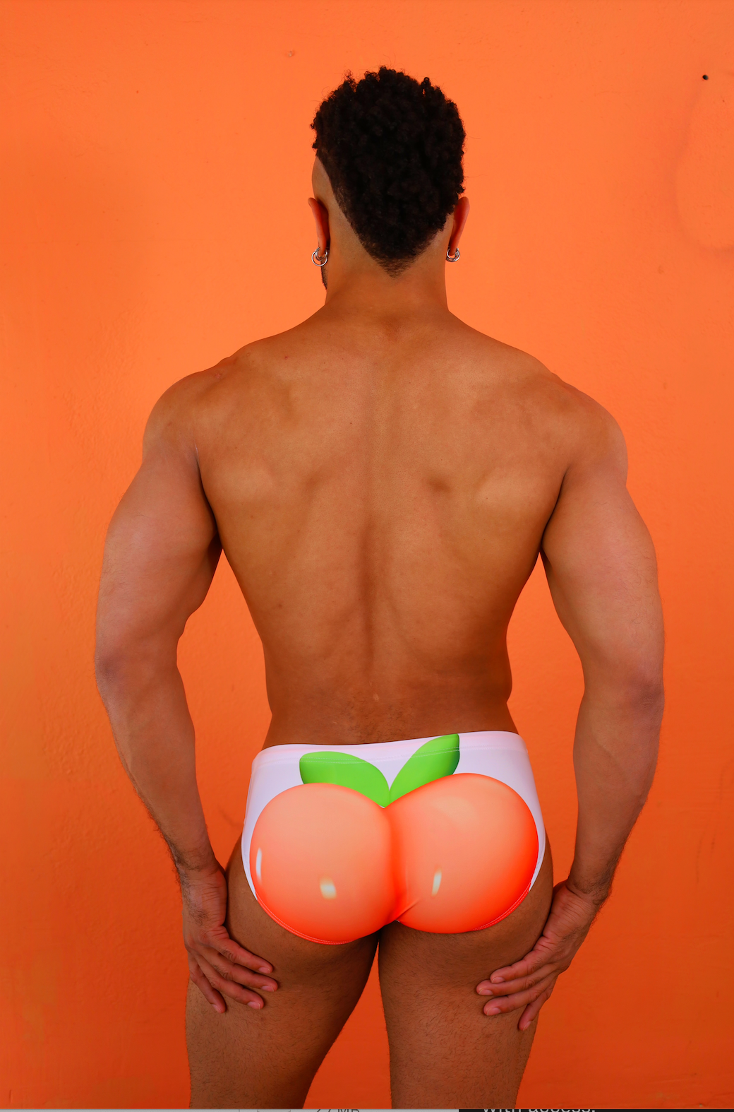 I feel peachy swimwear back view