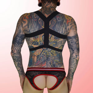 Super Gay Underwear - Light Kink and Fetish Harnesses for Men - Matthew Leighton Trew Rocks The Finley