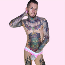 Matthew Leighton-Trew The Lucas Pink Nylon Bulge Pouch Mens Underwear Brief