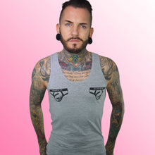 Grey Black Nips Tank