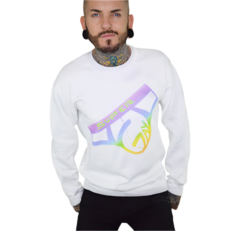 Rainbow logo online sweatshirt