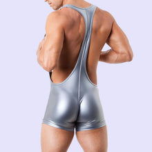 Super Gay Underwear - The Austin Singlet Onesie Silver