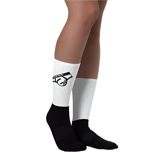 Black Logo Socks