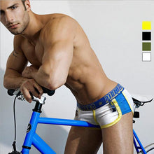 The Colby White Retro Sport Mens Underwear Front