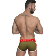 the colby green retro sport mens underwear green back