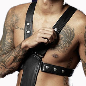The Dominic - Men's Vegan Leather Body Harness