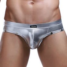 Super Gay Underwear - The Johnny Silver Nylon Bulge Pouch Mens Underwear Brief