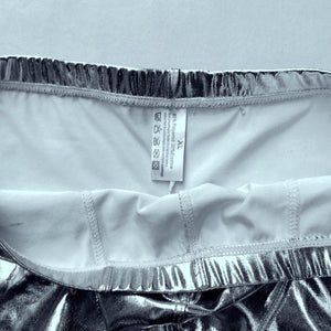 Super Gay Underwear - The Barry Silver Spandex Boxer