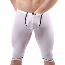 Super Gay Underwear - The Crosby White See Through Nylon Long Johns